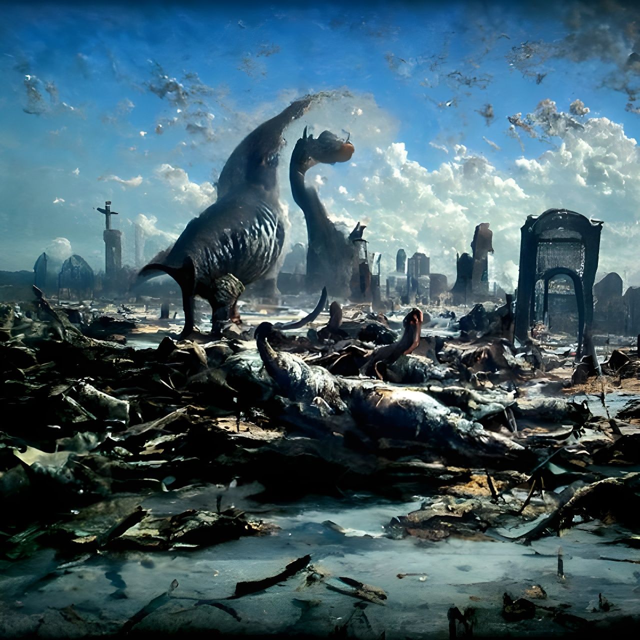 Dinosaurs Return to Earth Aftermath, Desolation