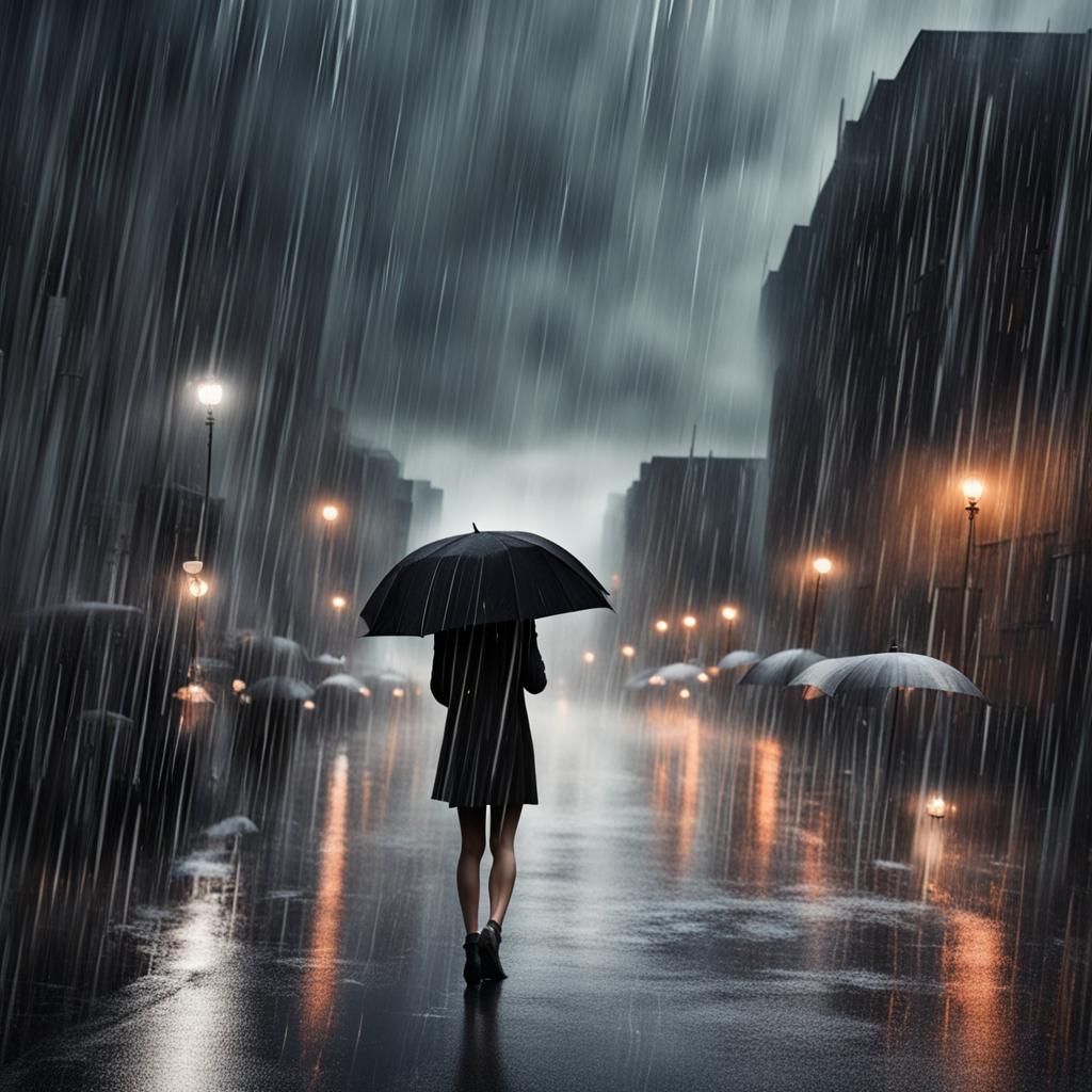 Weather's Haunting Reminder: An AI Interpretation