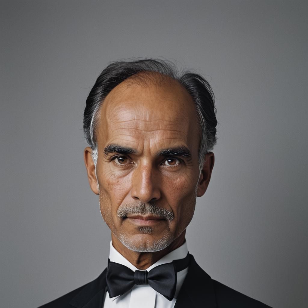 Fox Businessman Portrait in Photographic Realism