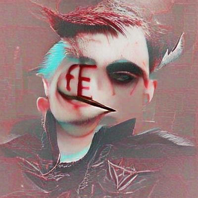 AI Interpretation of an Edgelord Character