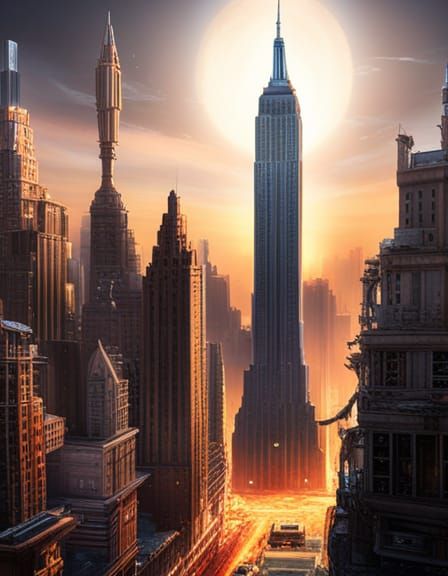 Futuristic Manhattan