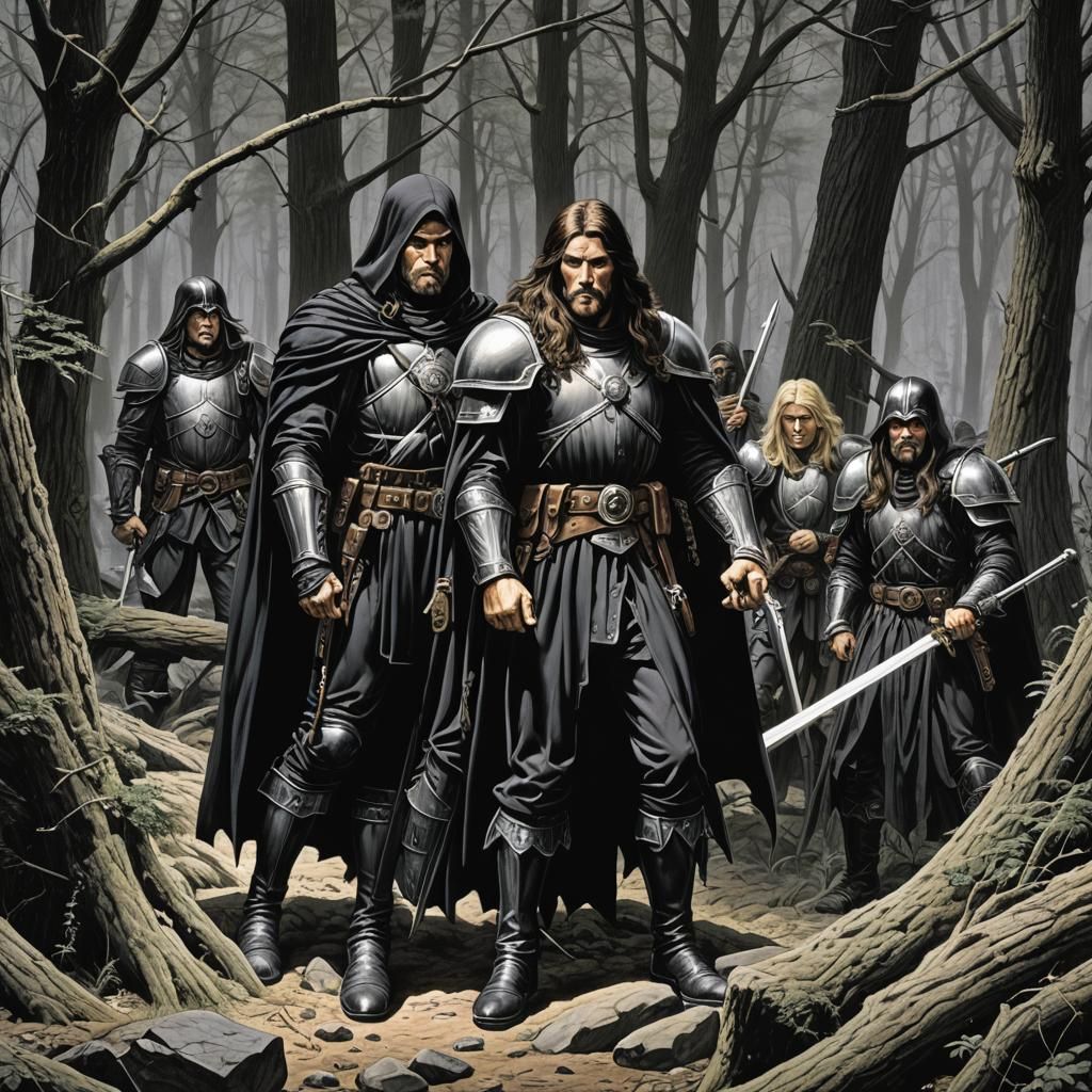 Grimdark Fantasy Scene