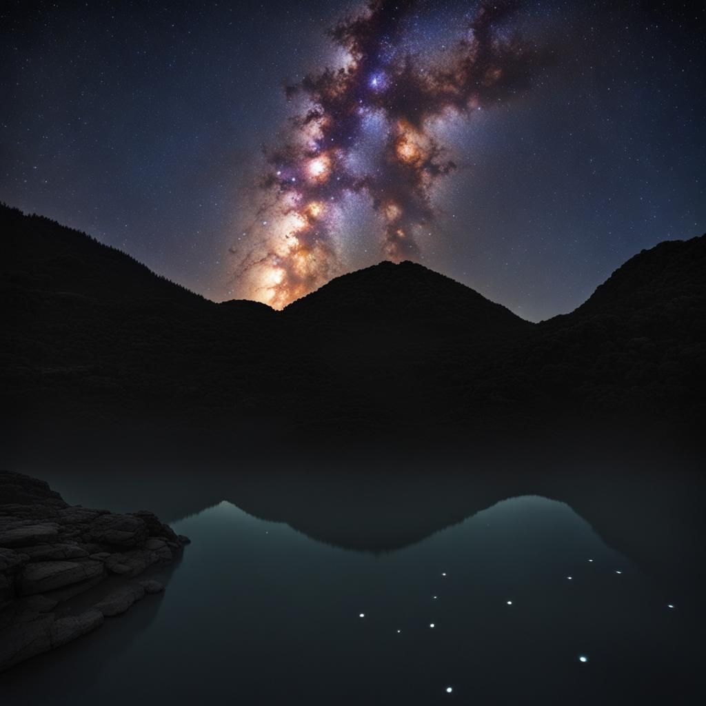 Breathtaking Milky Way Galaxy at Night