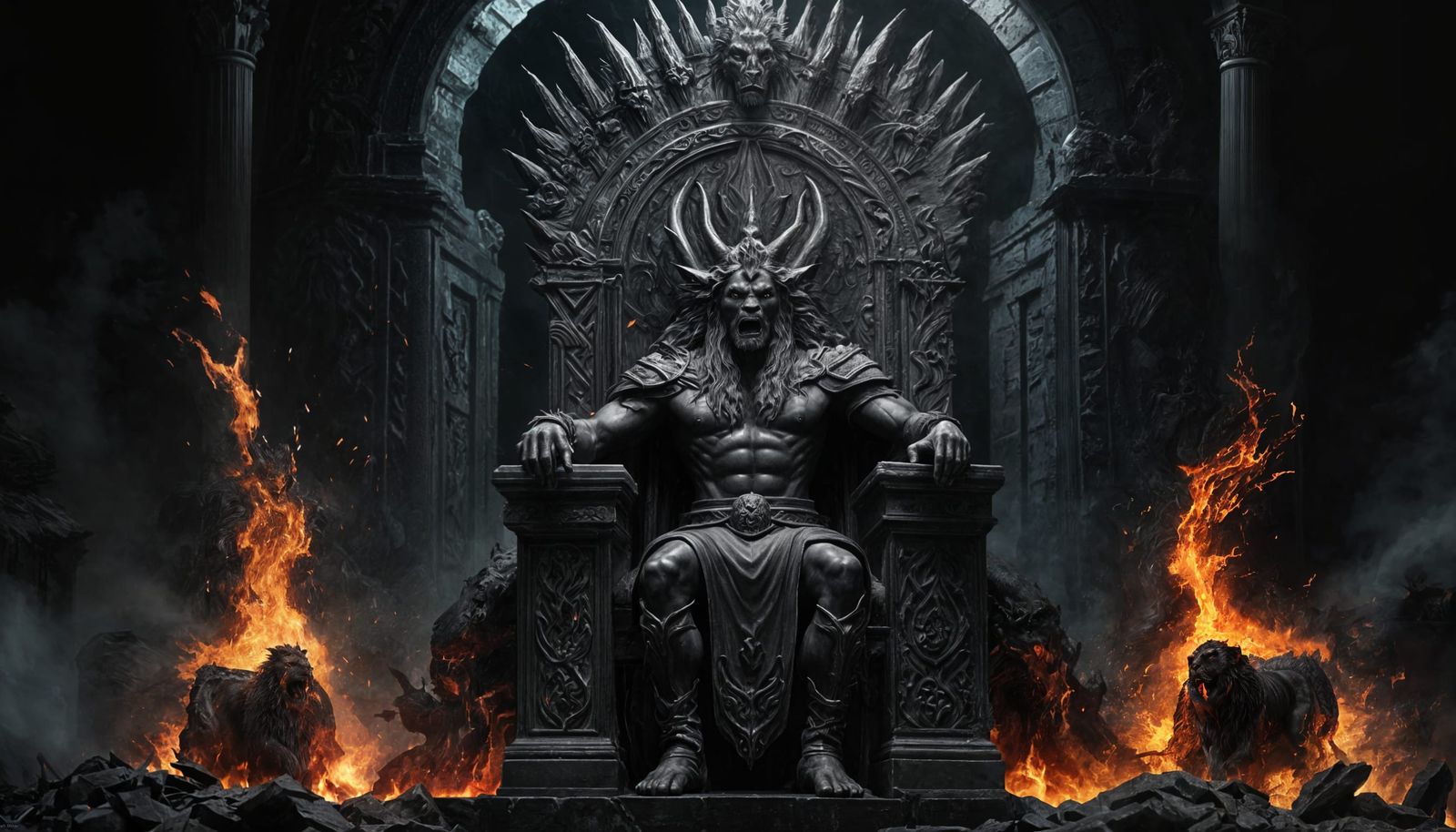 Nergal, Lion God of Death, Unleashes Fury in Kurnugia's Baby...