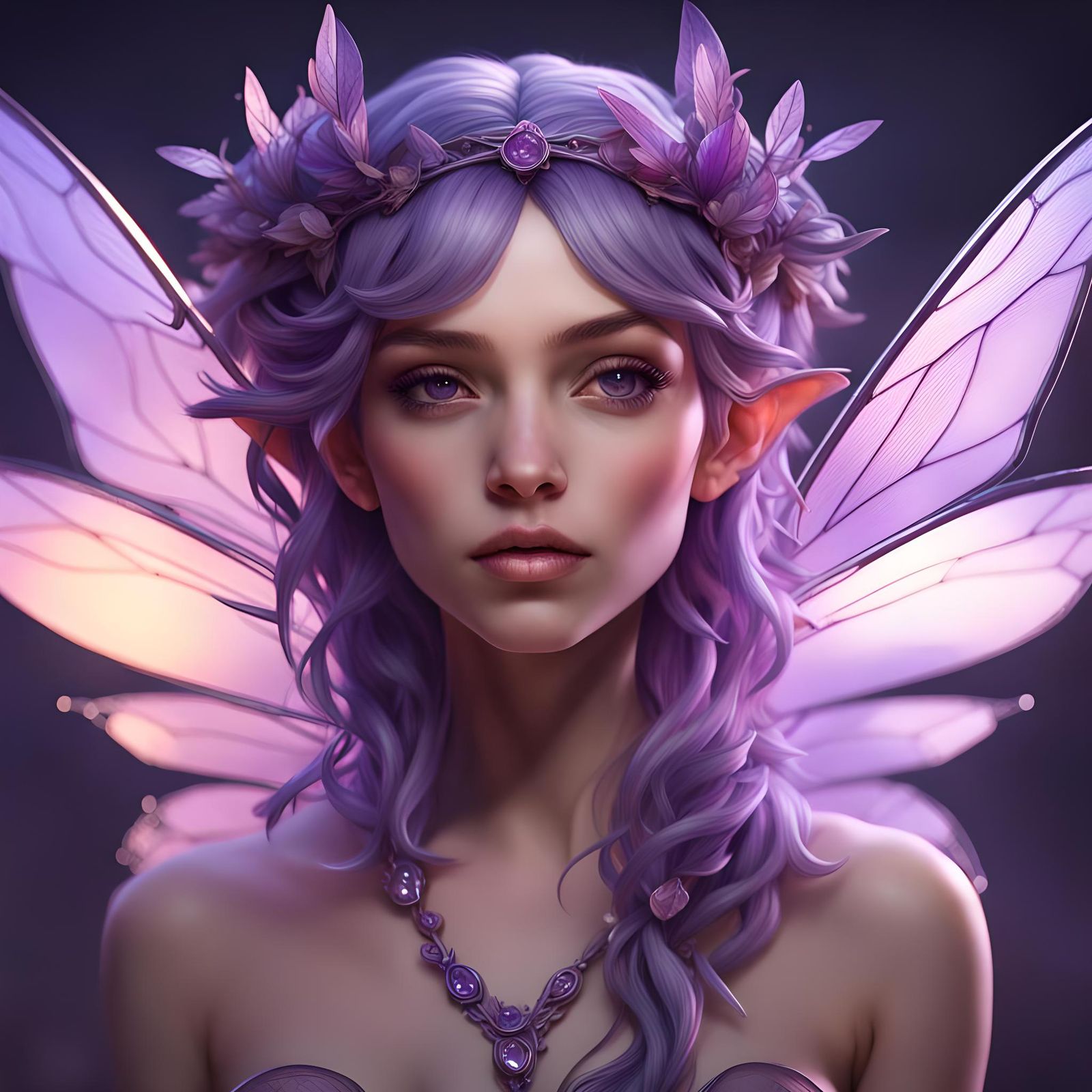Amethyst fairy