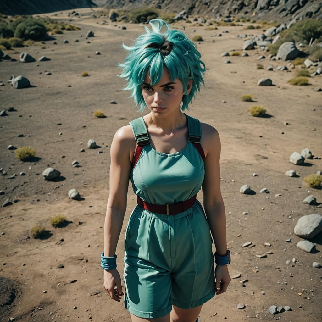 Ana de Armas as Bulma: Cinematic Film Still