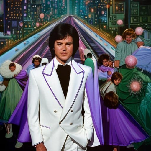 1977, Donny Osmond waiting for the disco train