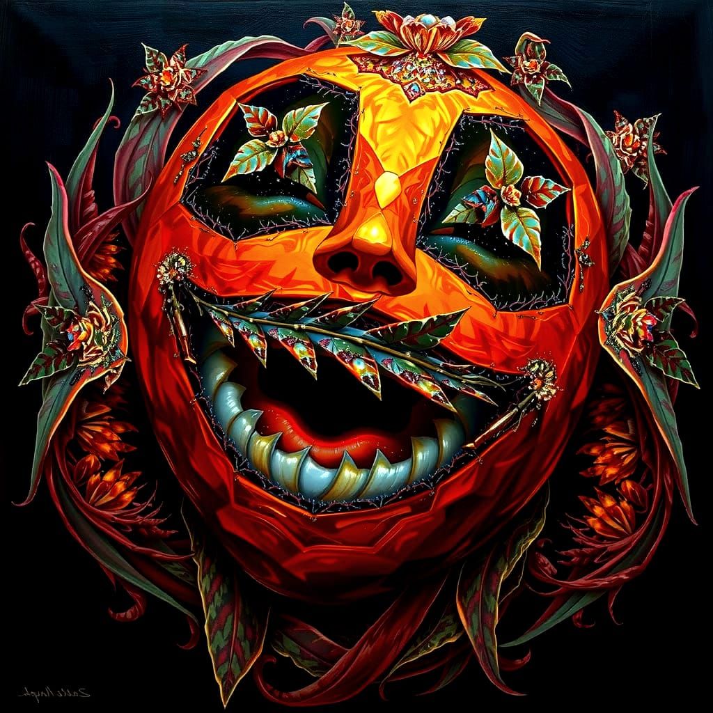 Optical Botanical Abstraction with Crystalline Forms