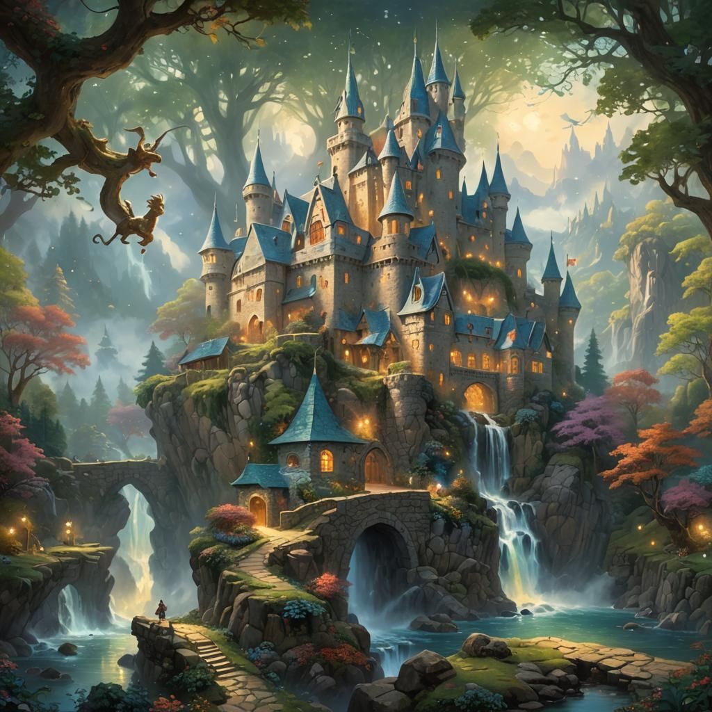 Enchanted Castle: A Thomas Kinkade Fantasy