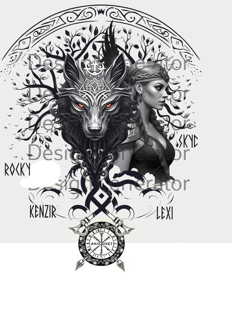 norse tattoo design