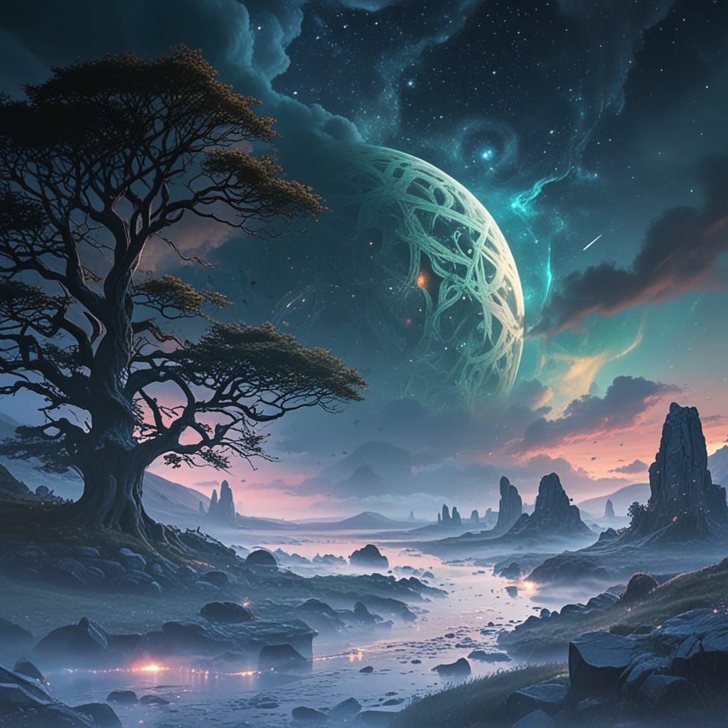 Ancient British Stone Circle Emerges from Mystical Mists