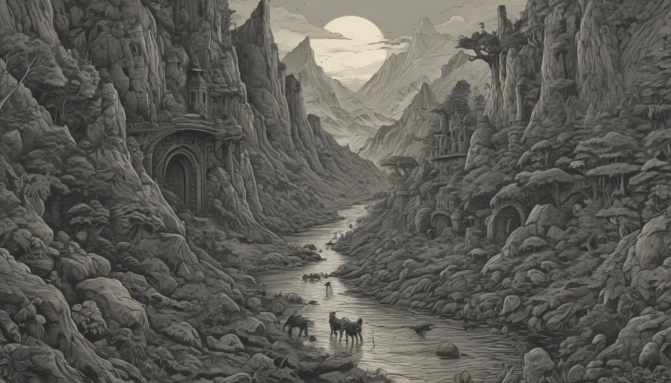 Fantasy Adventure Book Cover Design