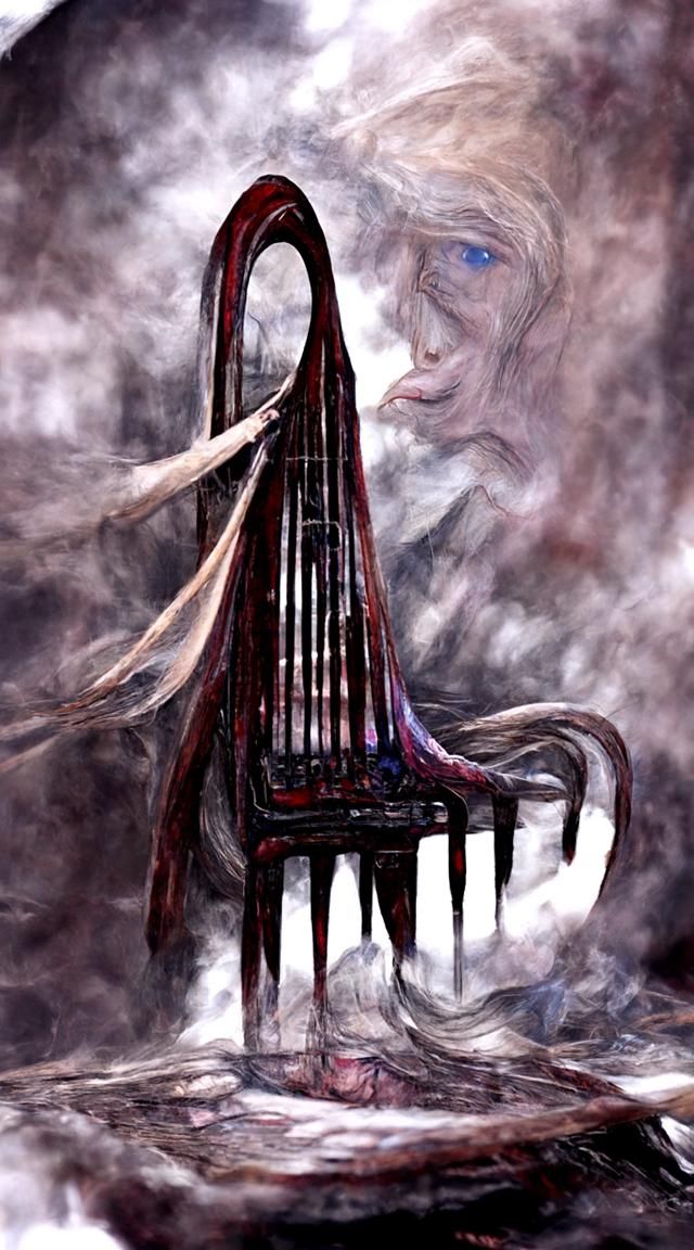 Surreal Harp Voices in Gothic Art Style