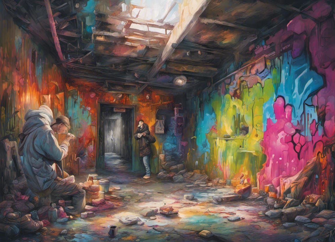 Magical Hideout: Homeless Youth in Graffiti Street Art