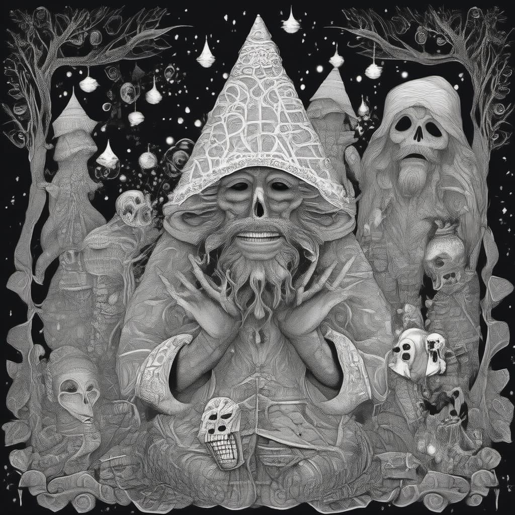 Twisted Demon Santa Fuses Christmas and Halloween Horror