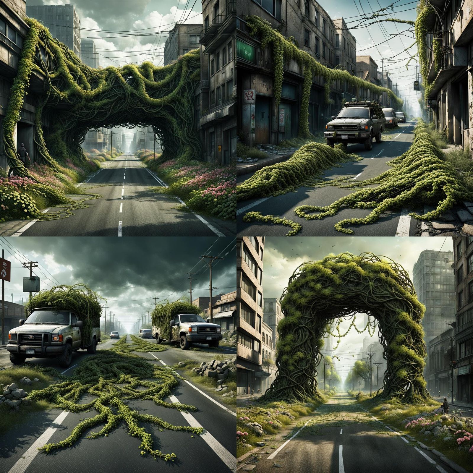 Post-Apocalyptic Vegetation Invasion: Nature's Flowery Comeb...