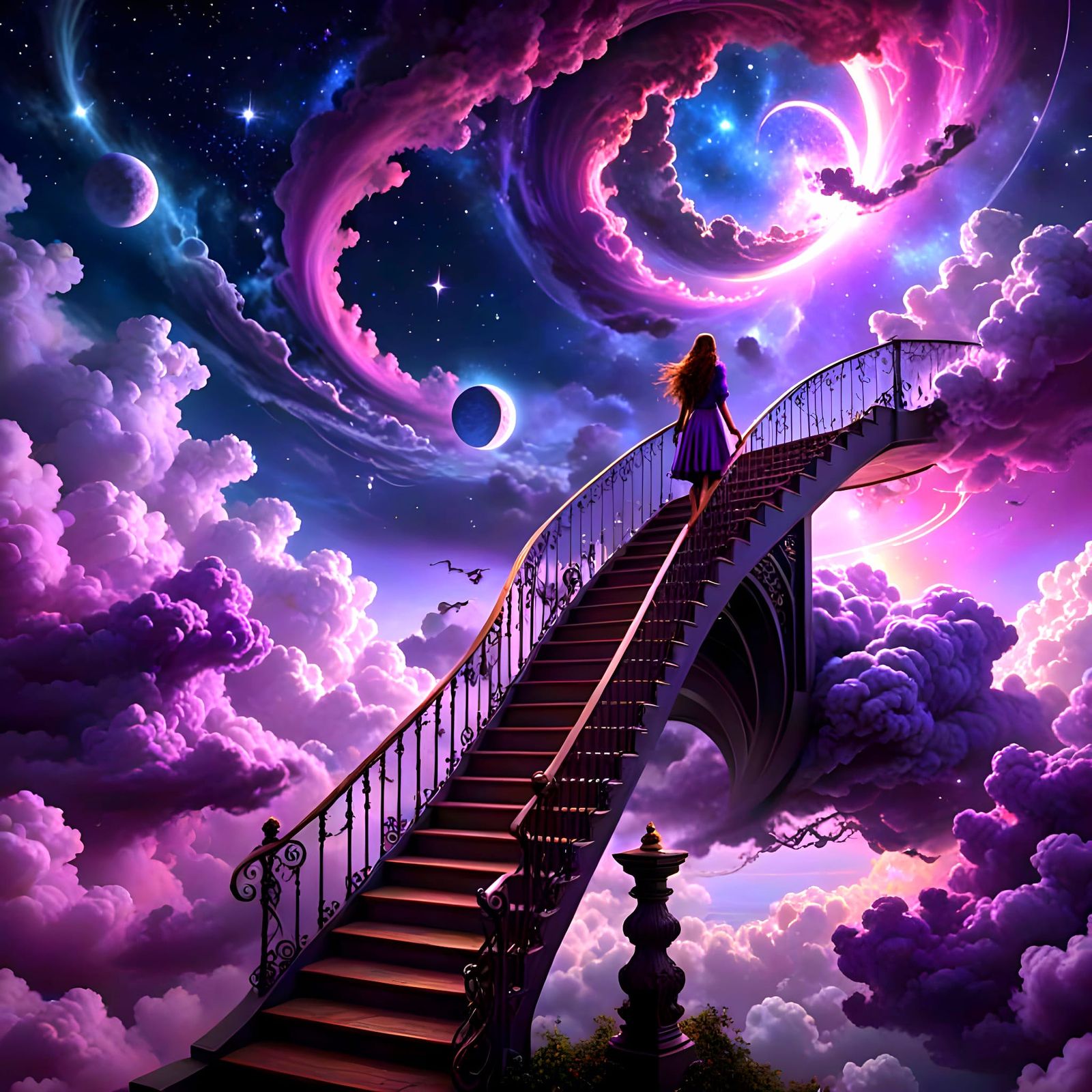 Cosmic Staircase Ascends to Celestial Realms