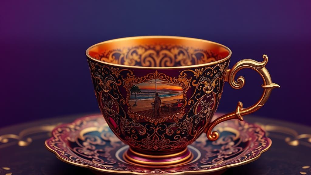 Teacup Beach Bar in Dieselpunk Gothic Style