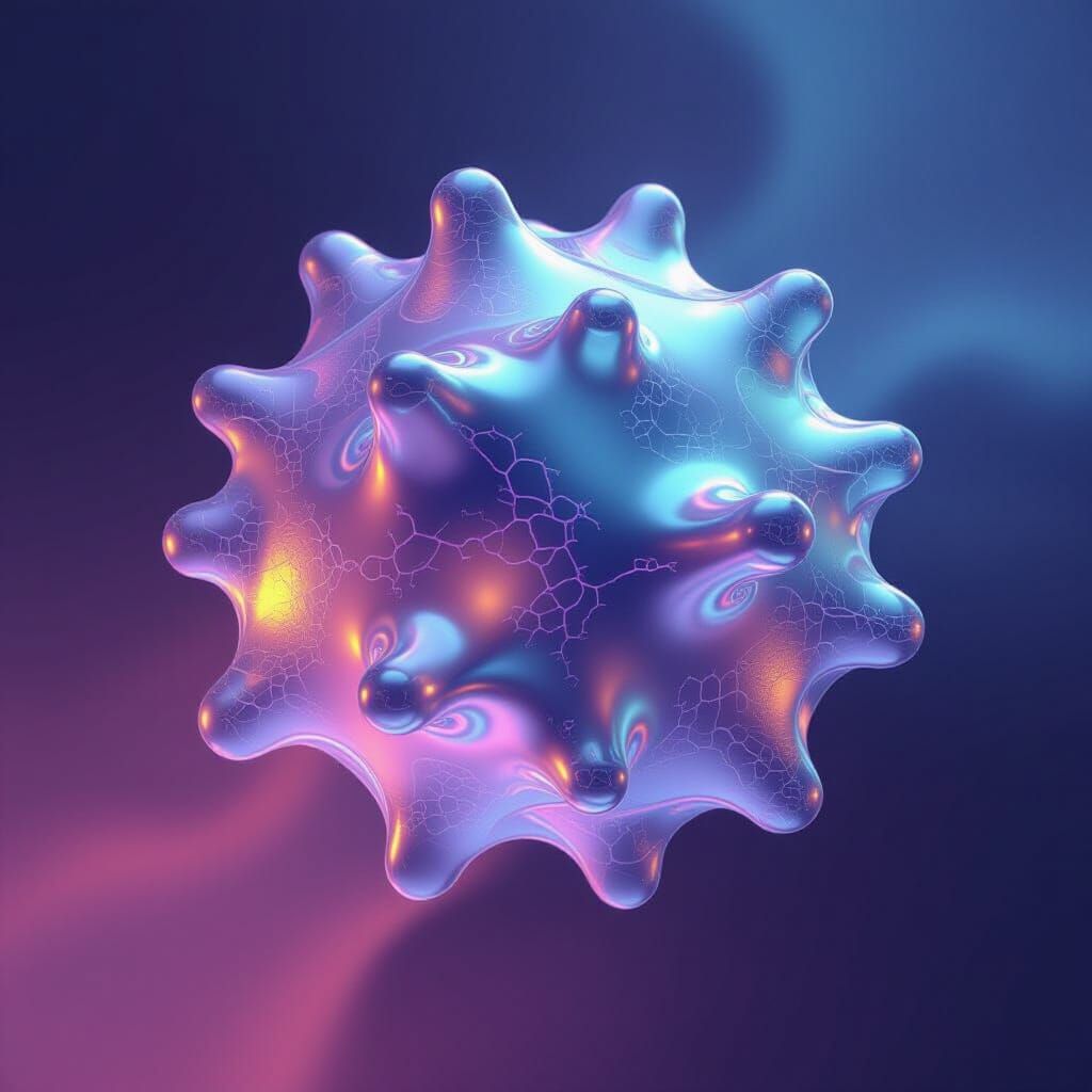 Translucent Blob with Infinite Conifold Spikes