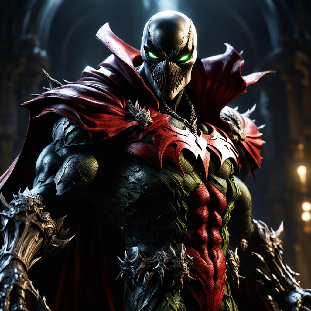 Detailed 3D Spawn with Volumetric Lighting