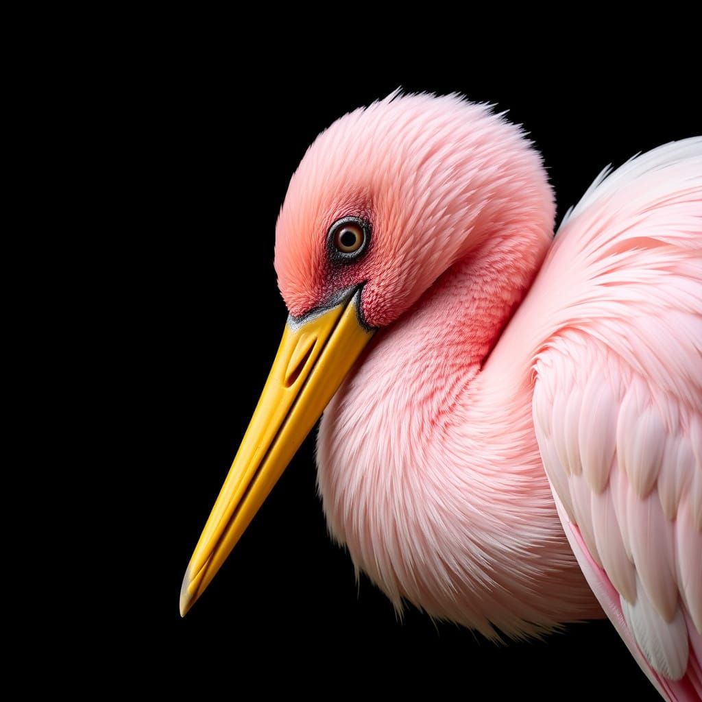 Der rosa Vogel