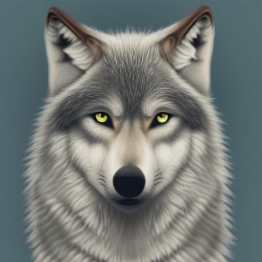 AI Generated Image of a Wolf Girl