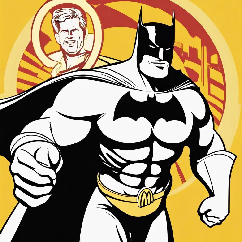 McDonald's OMAC Comic Book Logo Mashup