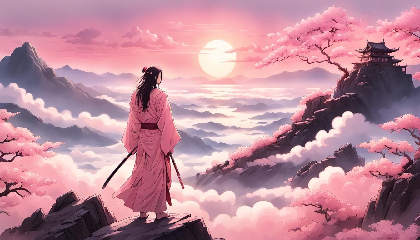 Pink sword of the drunk cherry master!