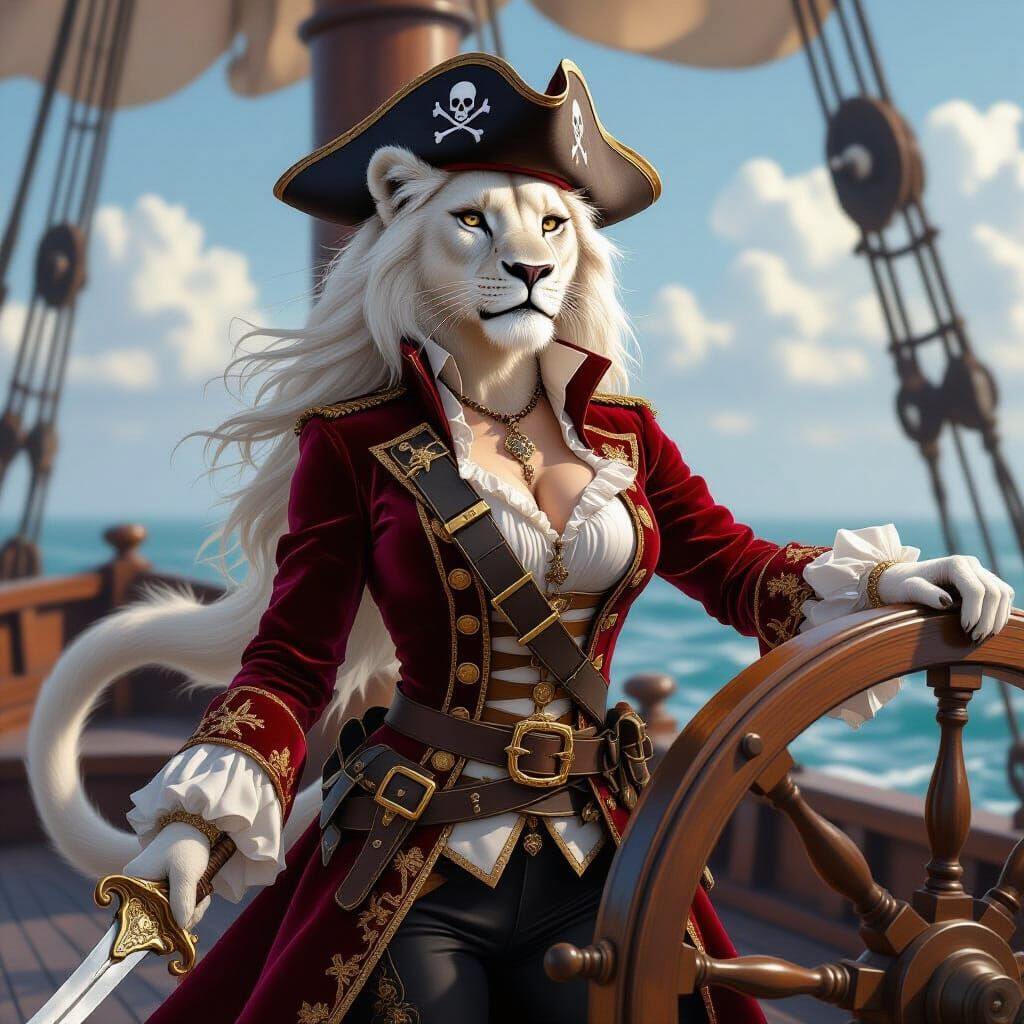 White Lioness Pirate Queen on the High Seas