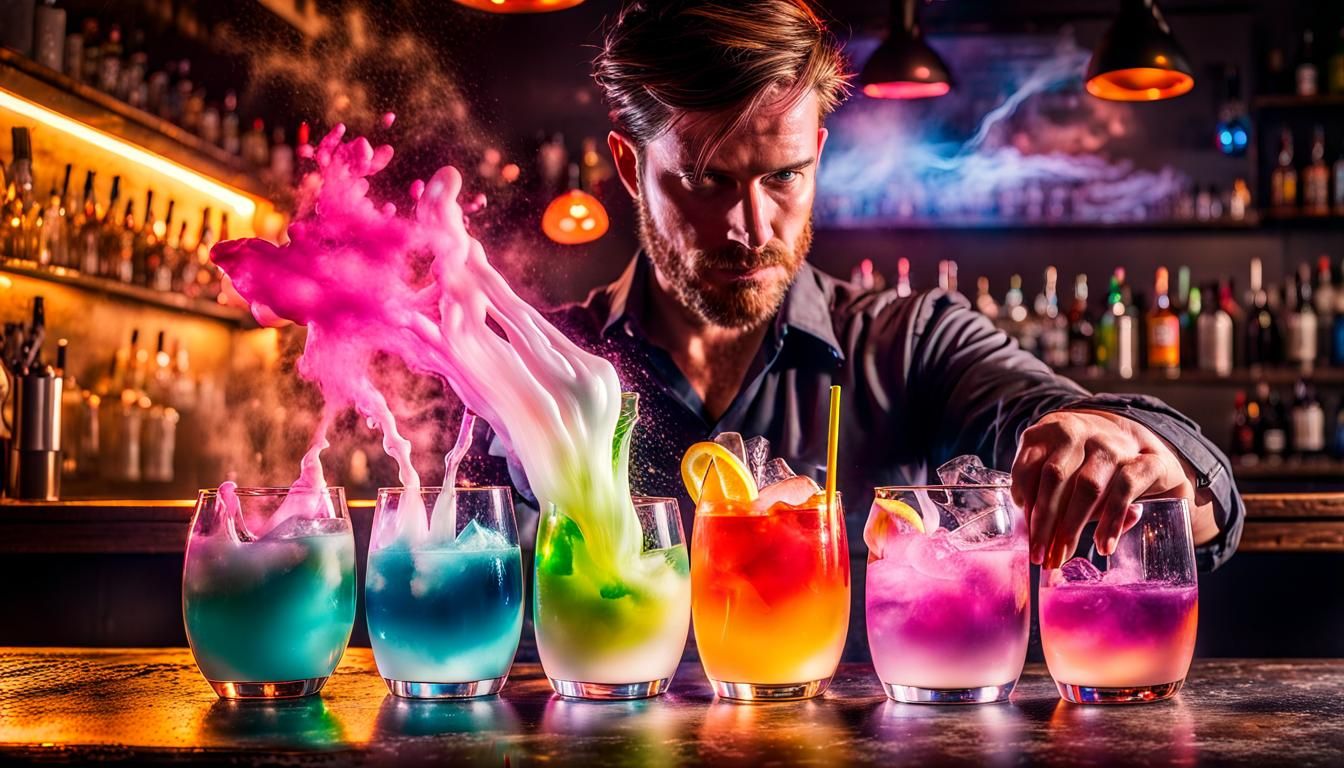 Very unique bartender