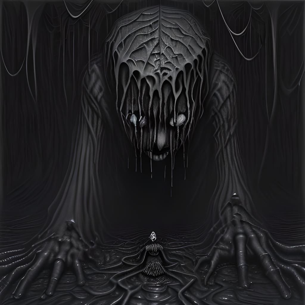 Surreal Nightmare in Dark Room: A Junji Ito Vision