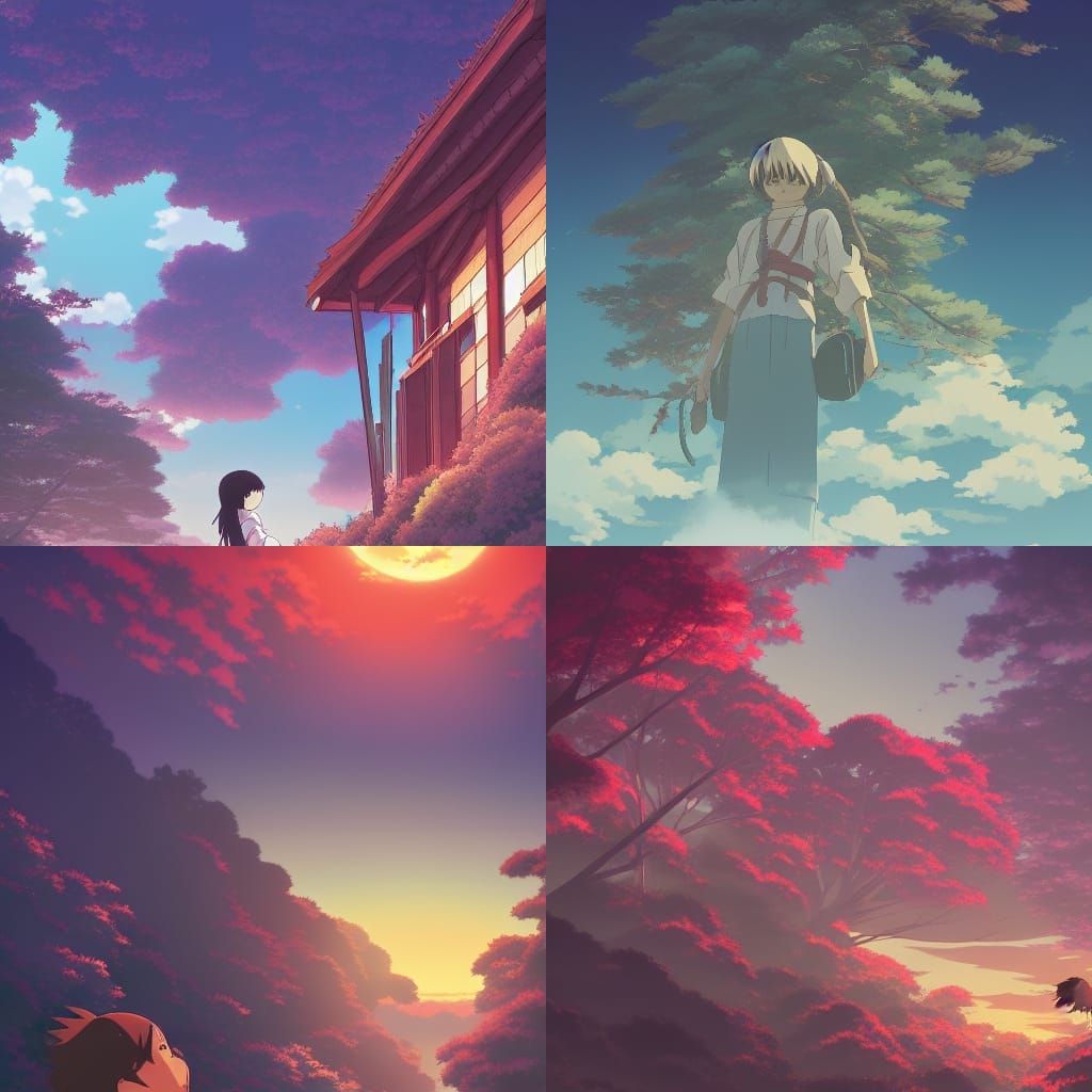 Tanjiro Kamado in Studio Ghibli Anime Style