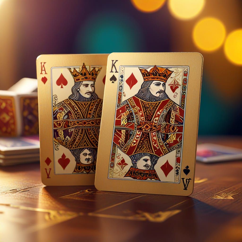 Four Kings in Vibrant Digital Art