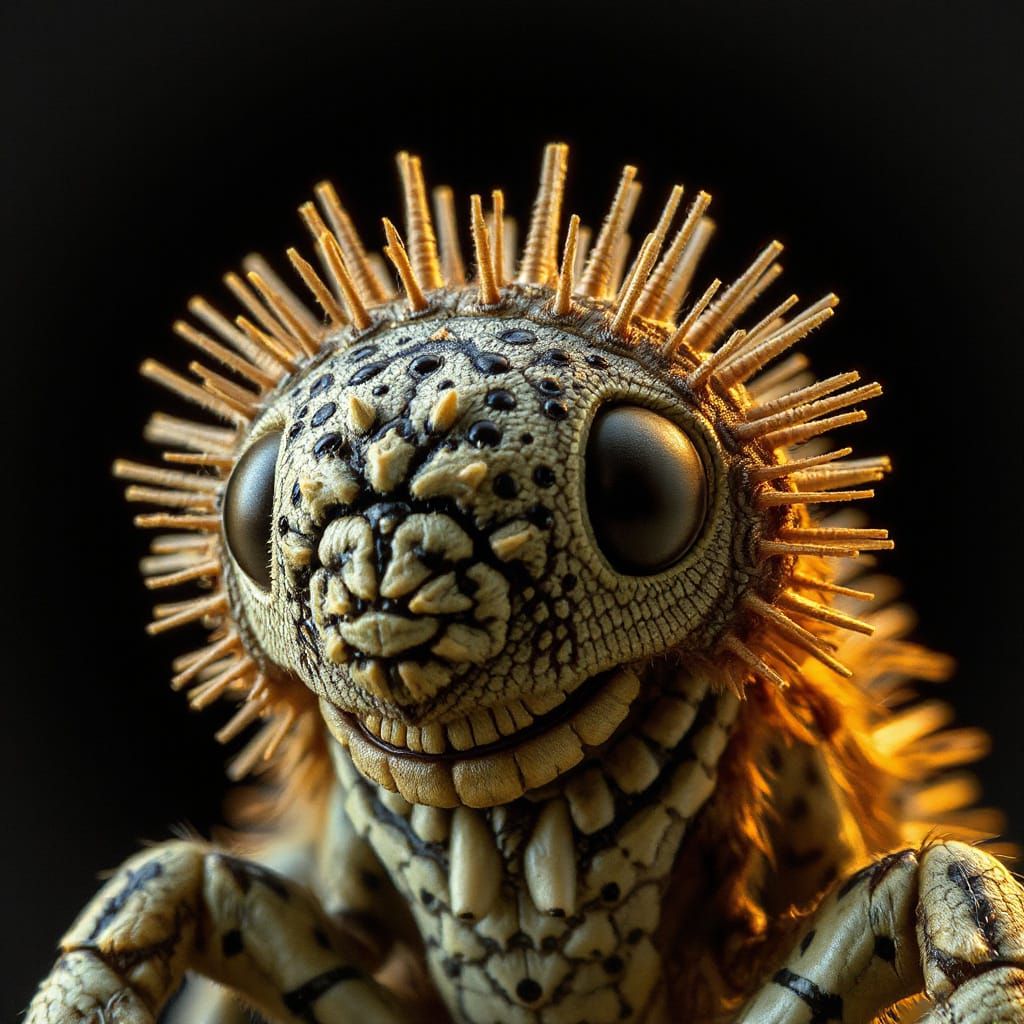 Detailed Bristle Pattern of Zoropsis Spider