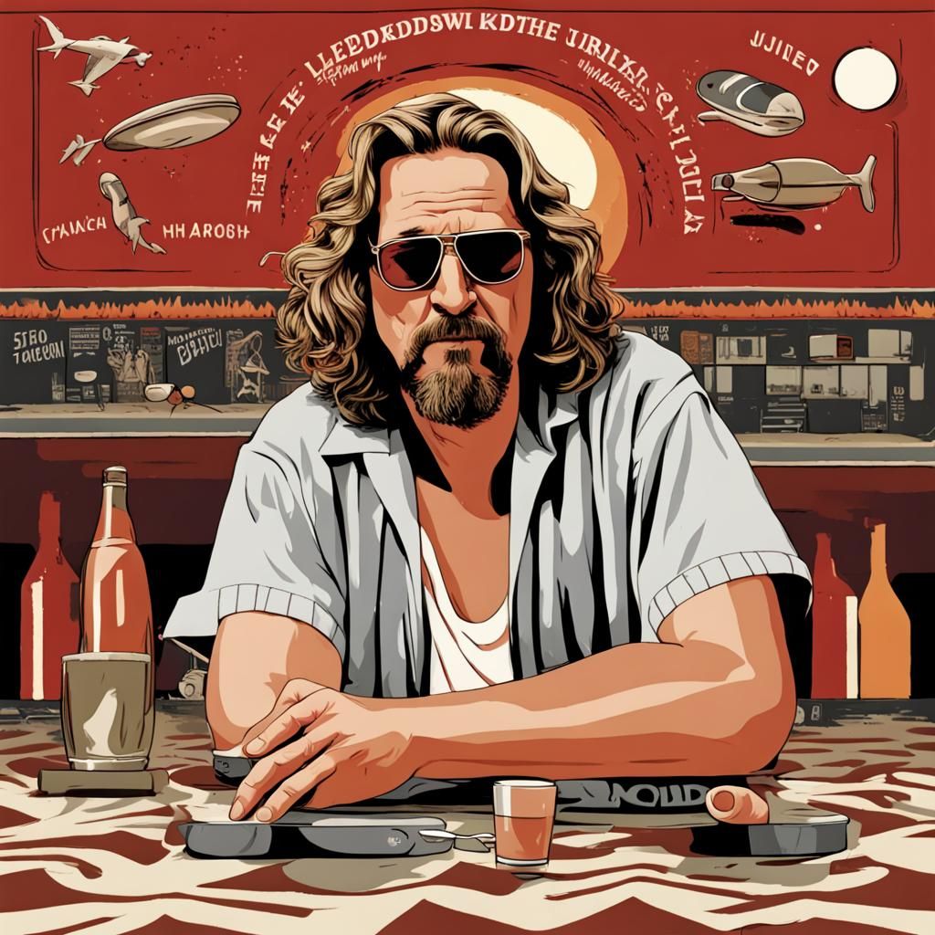 The Big Lebowski AI Image