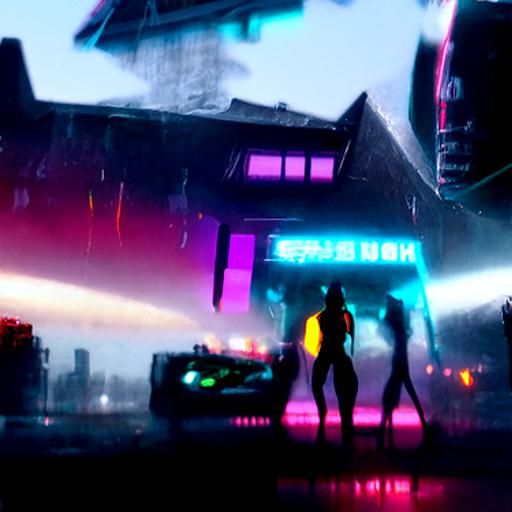Cyberpunk 2099 House Music Album Art