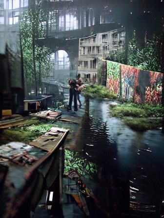 Hyper Detailed Scene from The Last of Us
