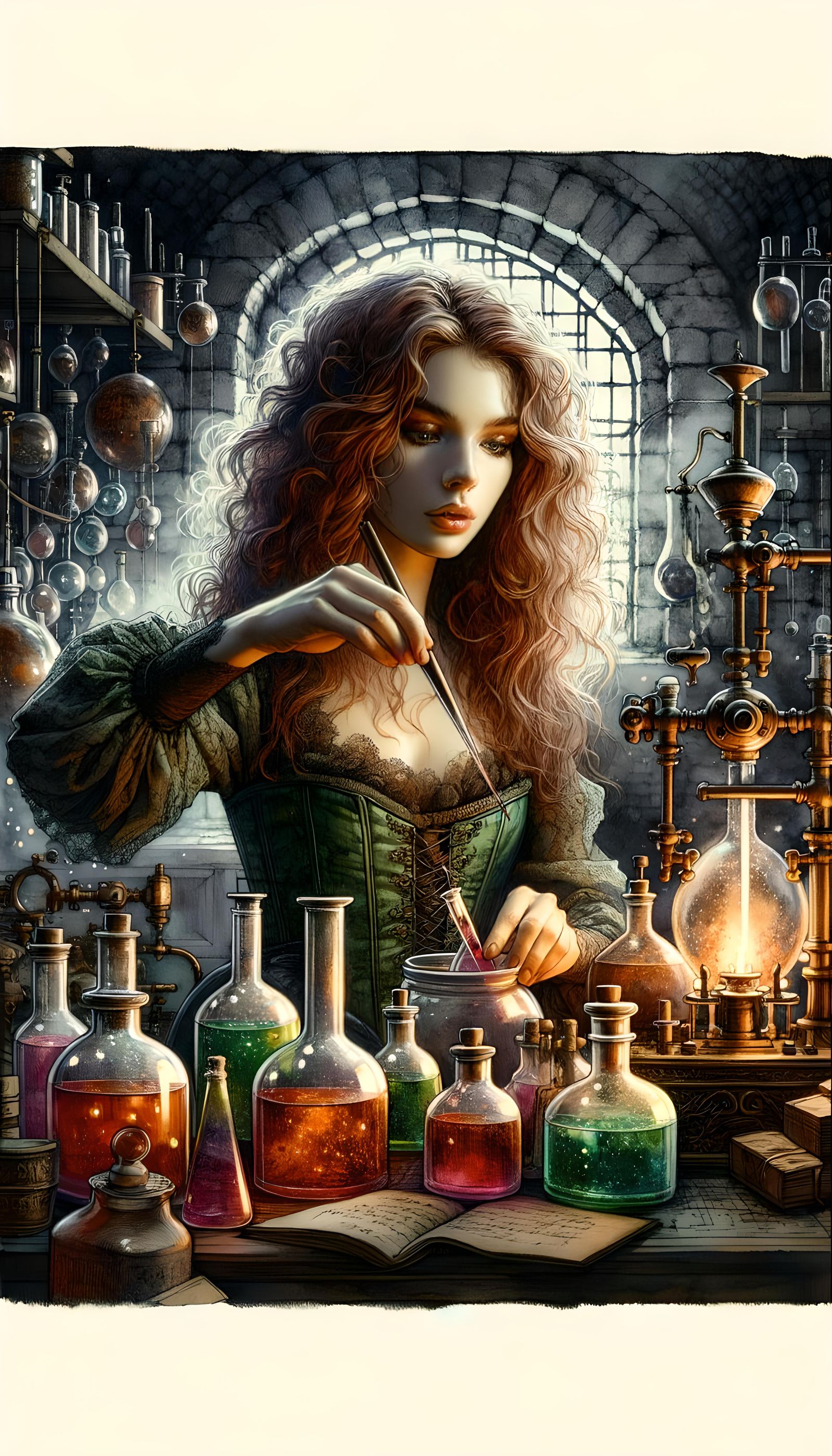 Alchemist in Studio: Watercolor Concept Art