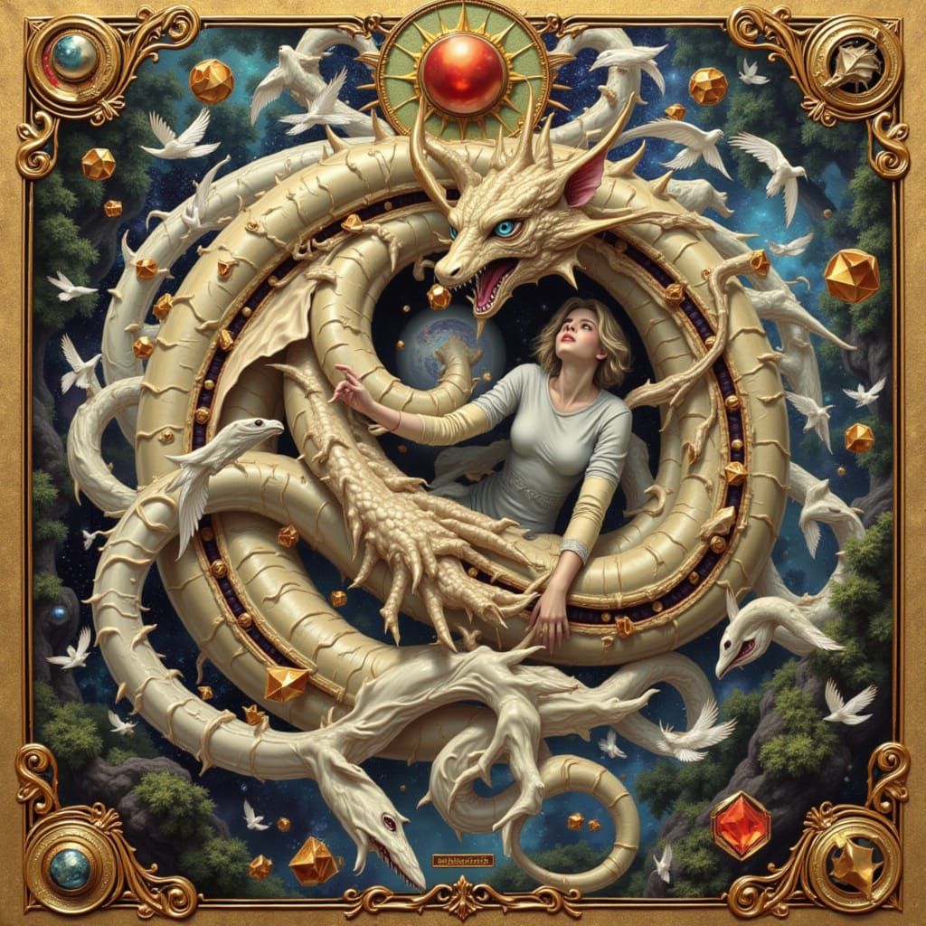 Angel of Memories Screaming Amidst Shattered Mirrors