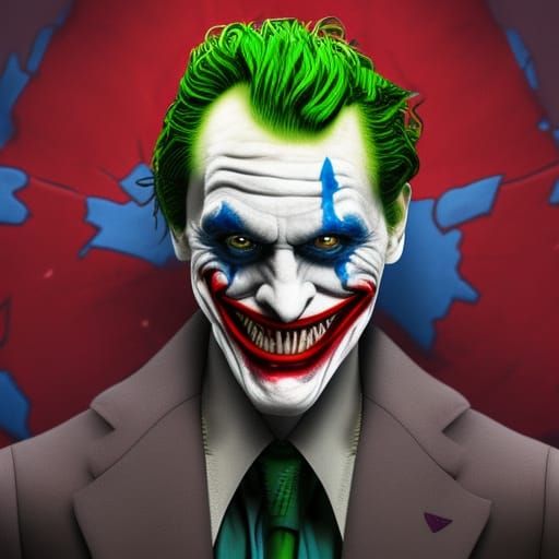 The Joker in Detailed Matte Painting