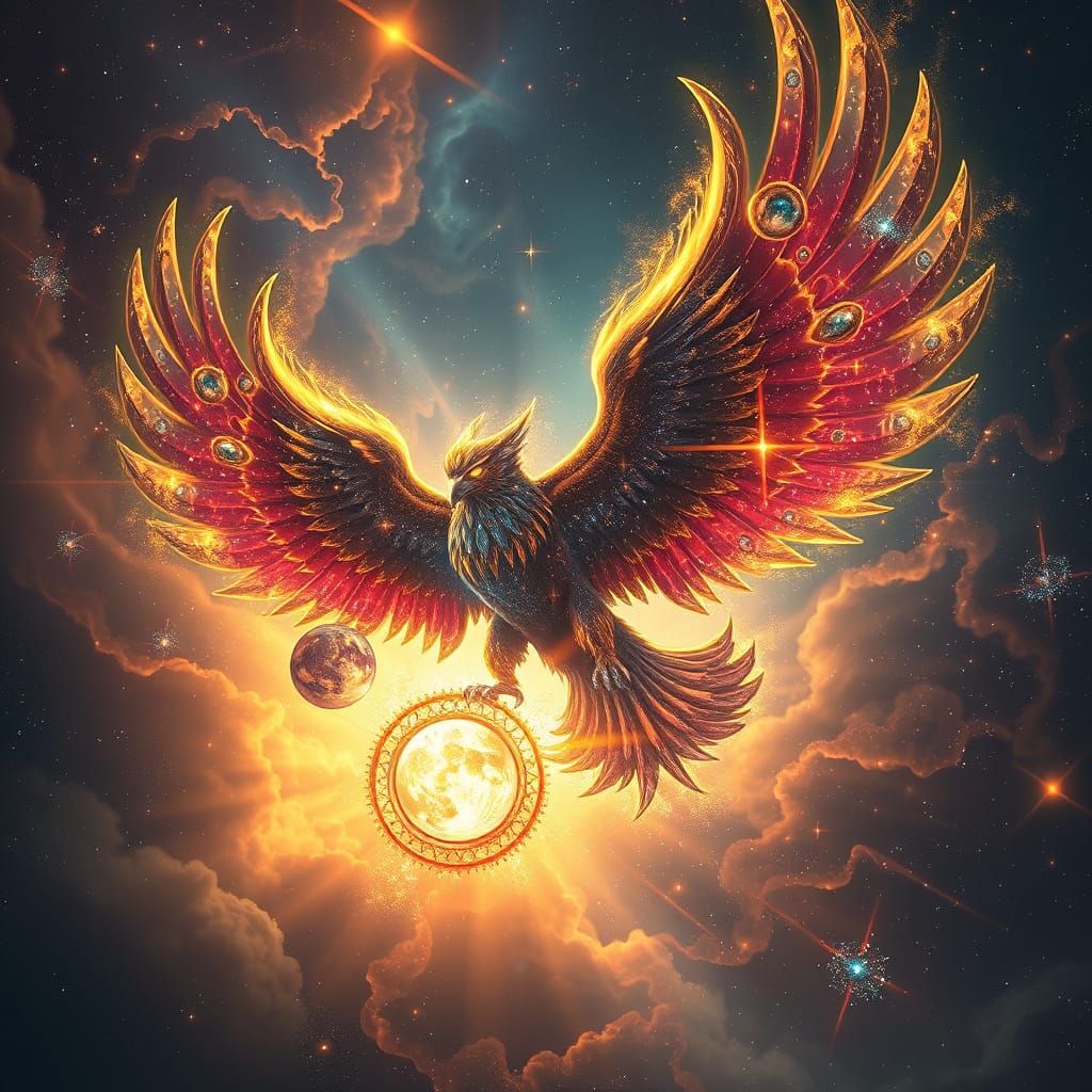 Griffin Nebula Soaring Through the Cosmos