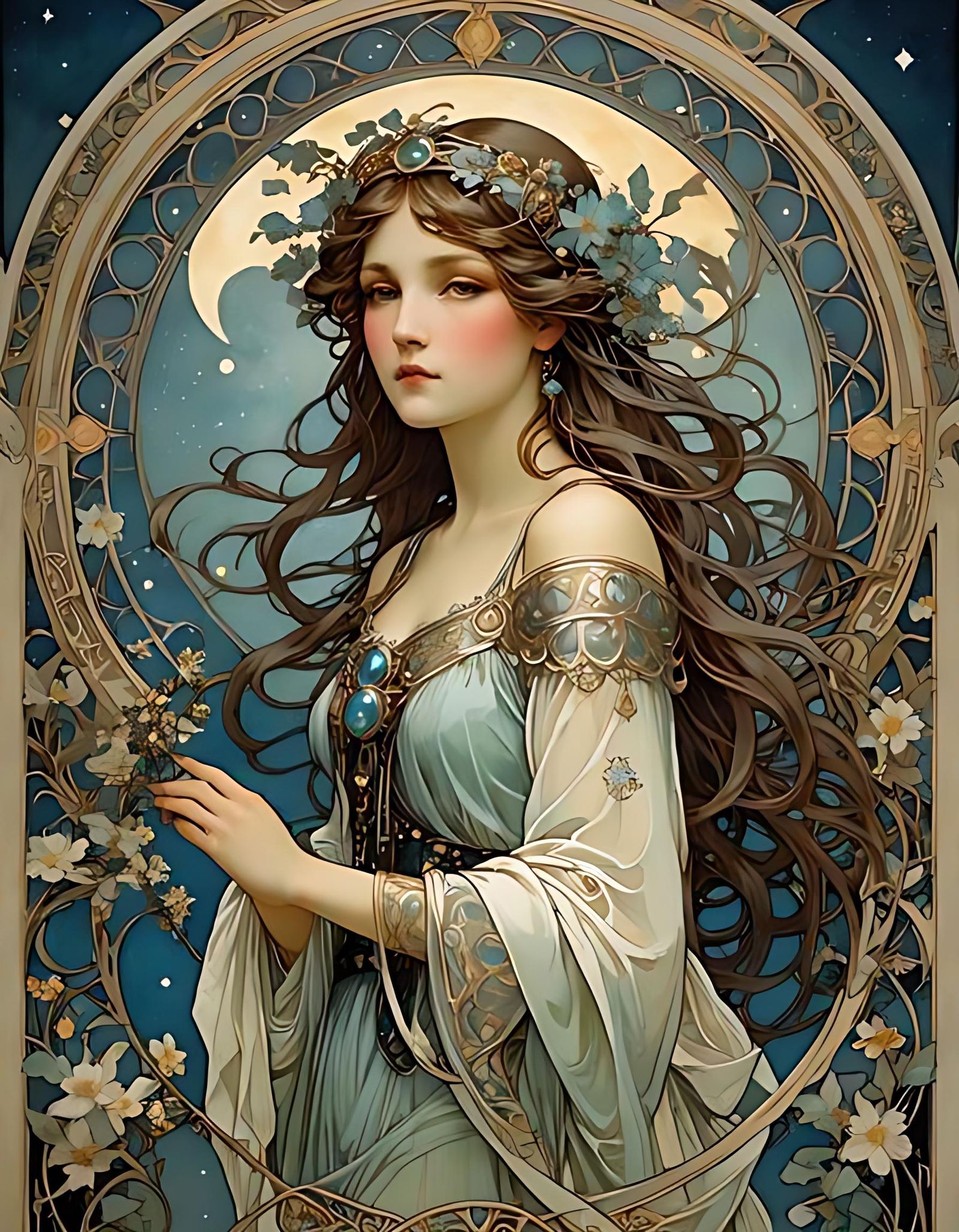 Intense Turquoise Blue Color Wash