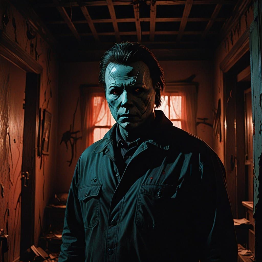 Michael Myers in Vintage EC Comics Horror Style