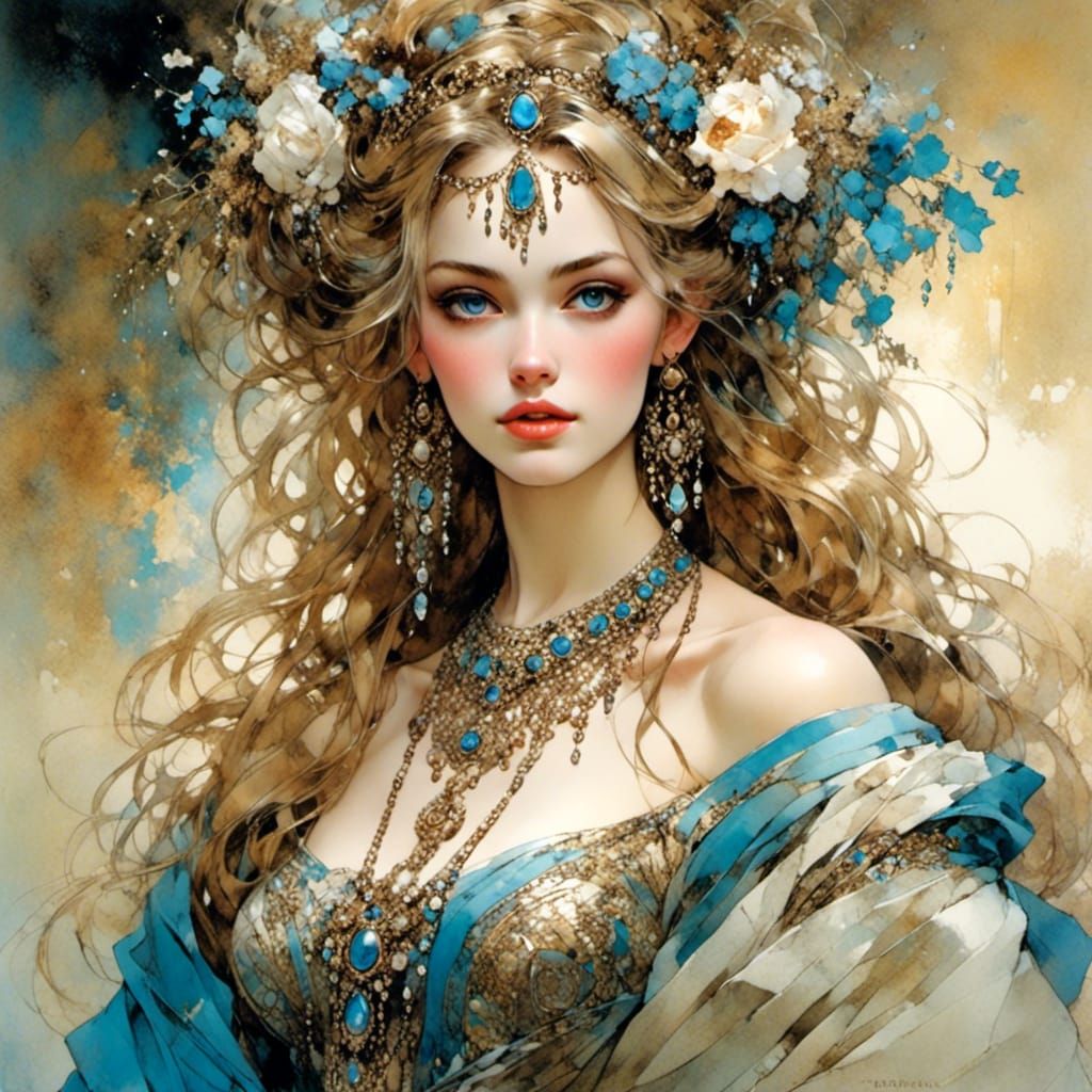 Gorgeous Princess with Intricate Details