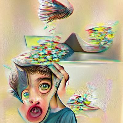 AI Generated Image from a Blank Prompt