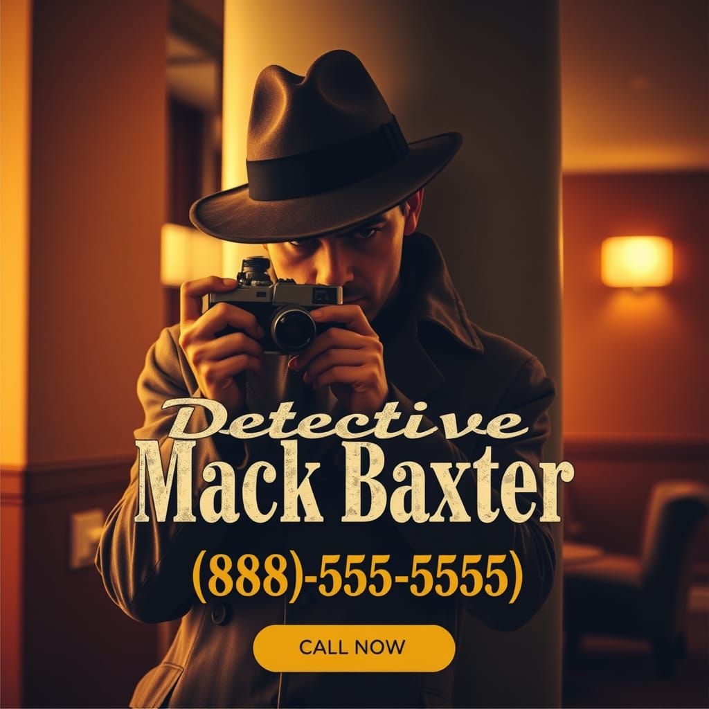 Private Eye Snaps Cheating Wife Photo in Mad Men Style