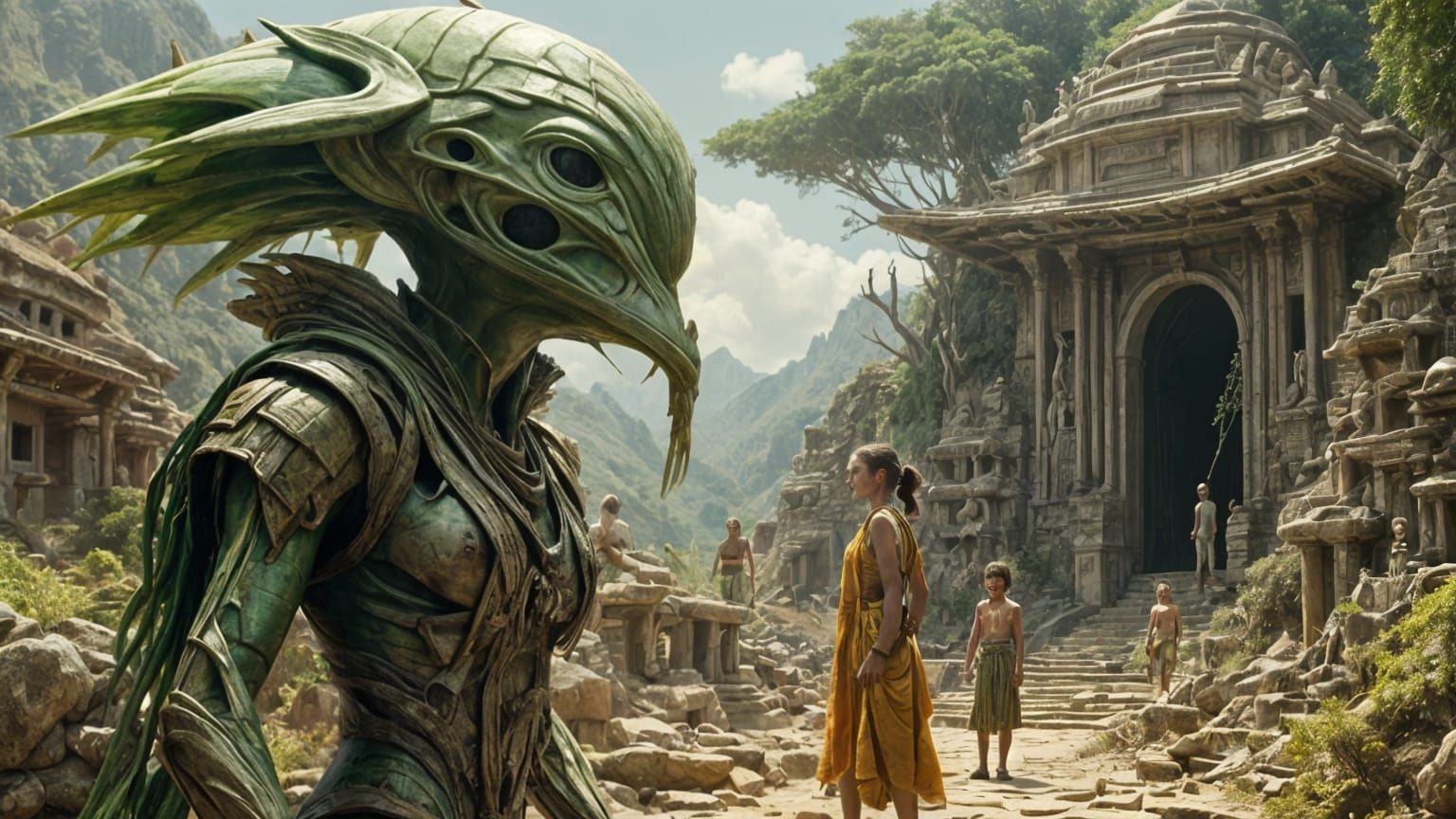 ”Pardon me, Madam.  Have you seen my nose.  It’s green. And ...