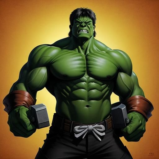 The Hulk Fused with Hulk Hogan