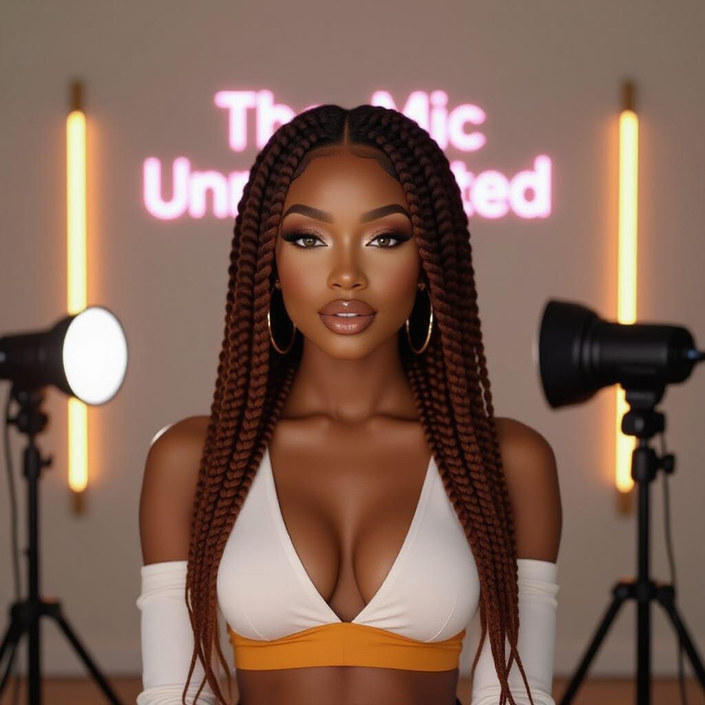 Kaelani Tate: Cinematic Portrait of Confident Black Woman