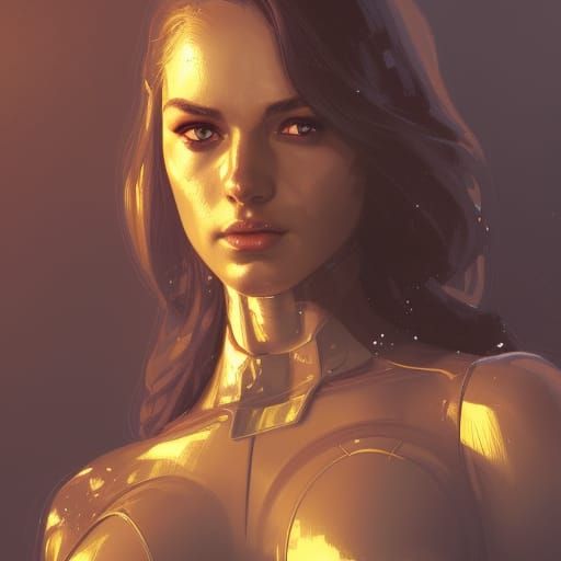 Detailed Portrait of a Female Character in 8K